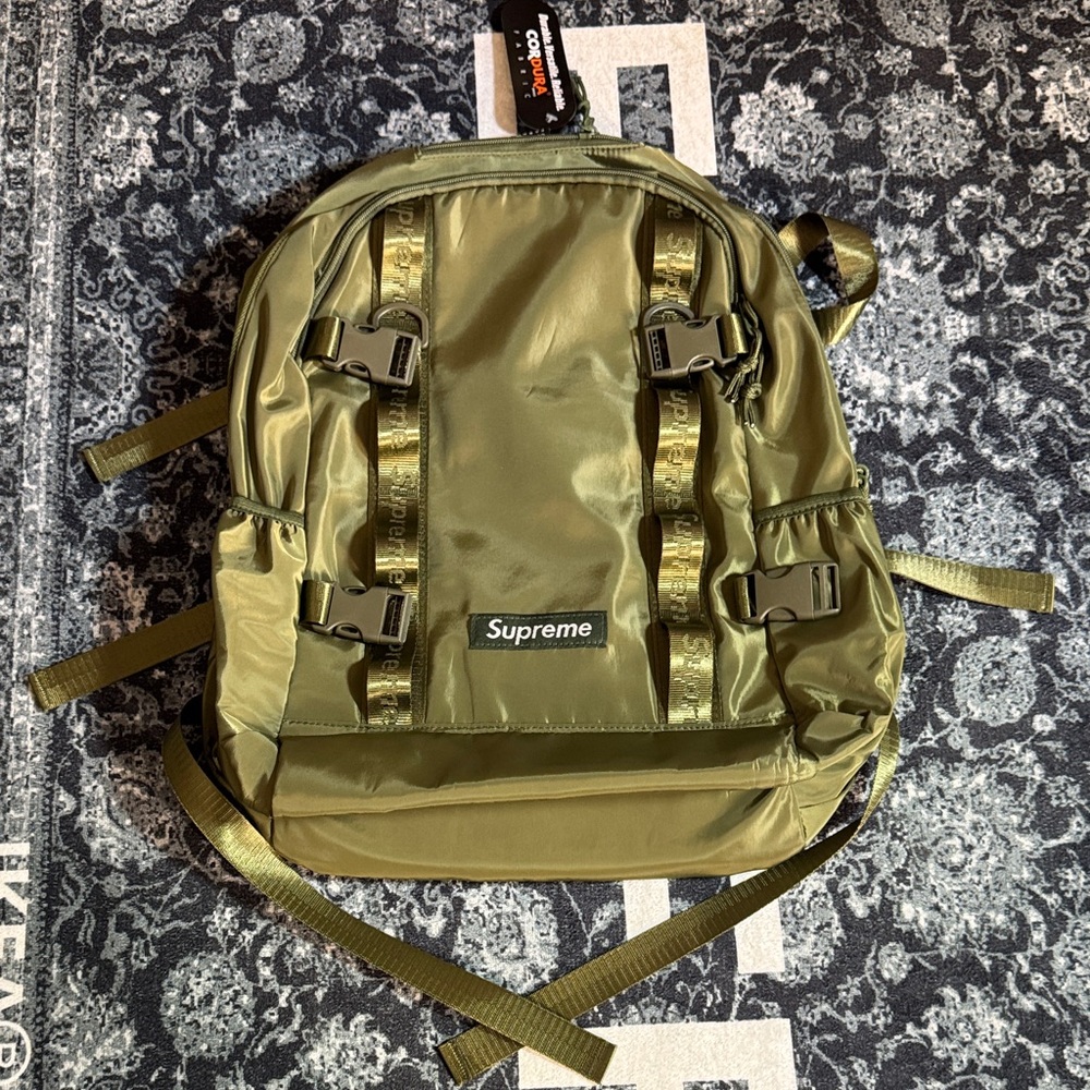Supreme Olive Nylon Utility Backpack